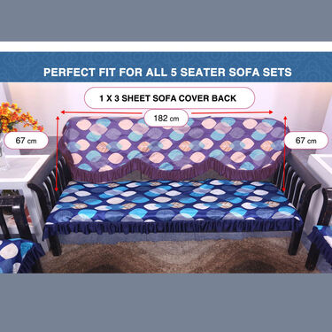 5 Seater Designer Sofa Cover Set (5SC1)