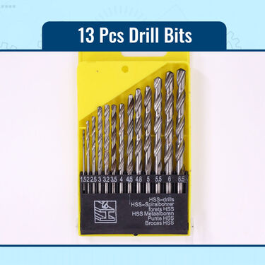 Drill Machine + 13 Pcs Bits + 21 Pcs Tool Kit (HI8)