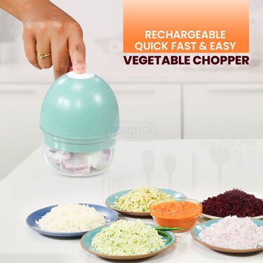 Rechargeable Quick & Easy 5 Secs Vegetable Chopper (EC4)